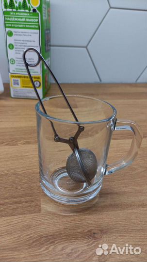 Ситечко для заваривания чая в чашке IKEA