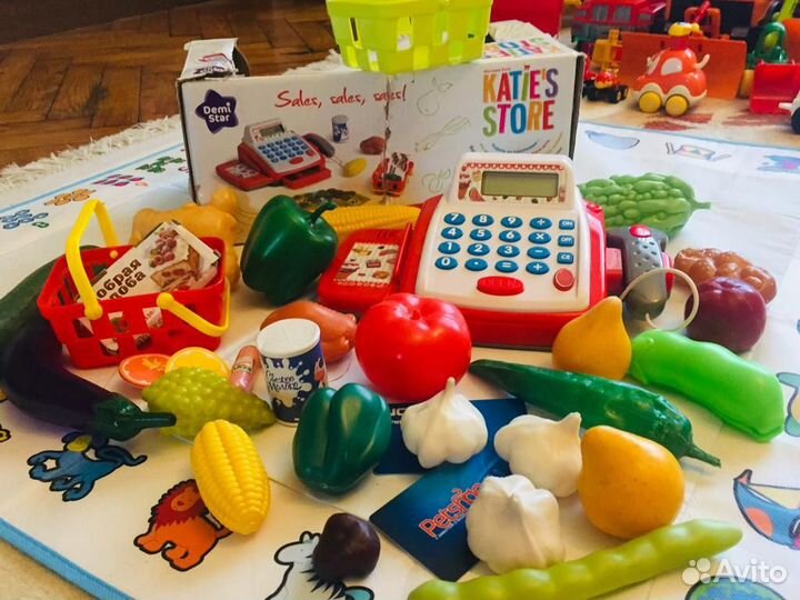 Магазин Кассовый аппарат 35 предметов