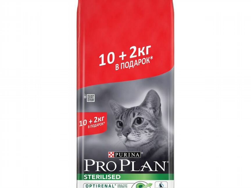 Purina Pro Plan для кошек 10 + 2 (12 кг)