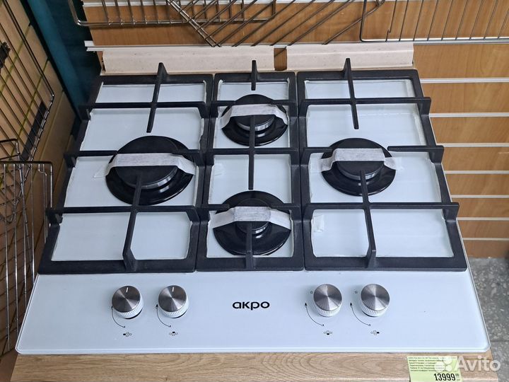 Газовая варочная панель 4 конфорки новая