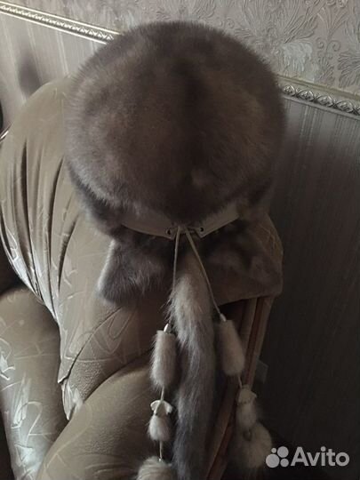 Шапка норковая бандана