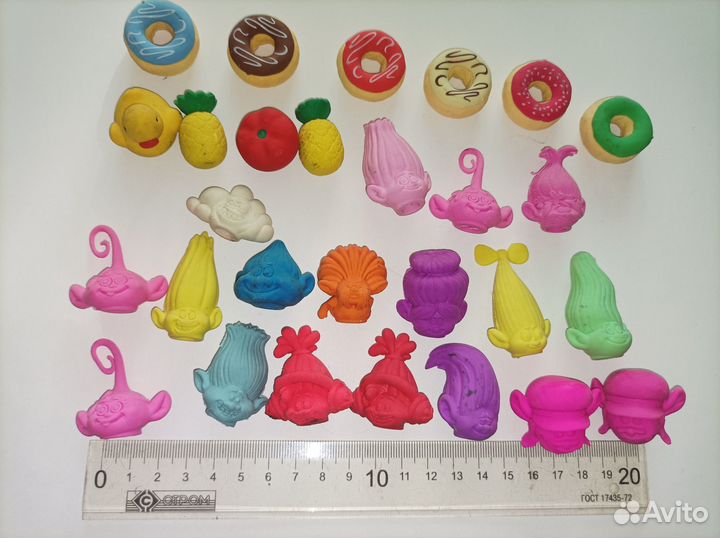 Бравлы, ластики троли, прилепалы