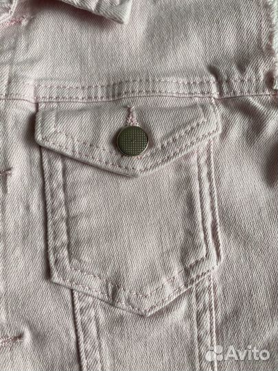 Джинсовый жилет для девочеки 134