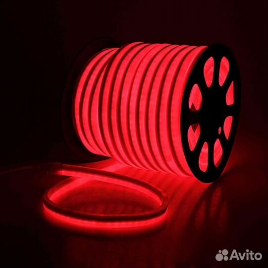 Гибкий неон на фасад в наличии