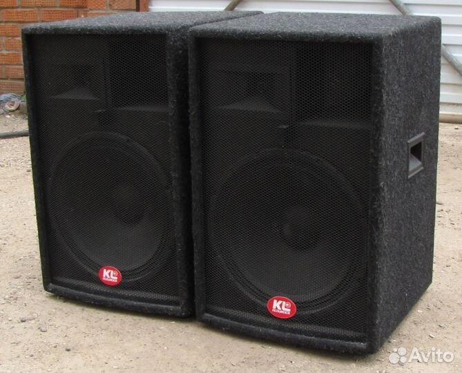 Колонки активные KL 1200W Pro 2шт Park Beta-4215