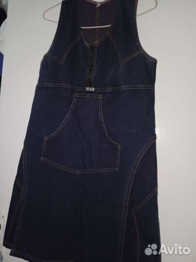 Джинсовый сарафан