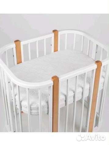 Матрас детский в кроватку со съемным чехлом