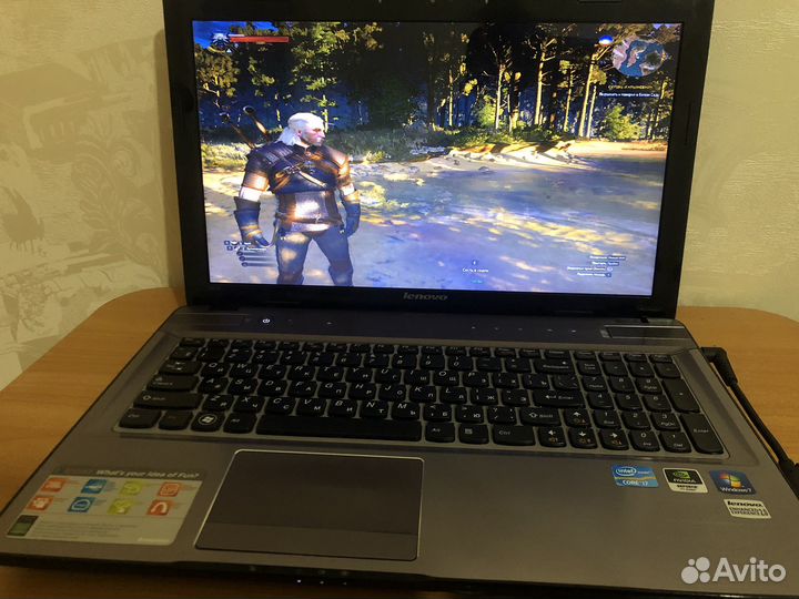 Lenovo y570 I7 Ssd 128+1tb+gt555m 2gb +Озу12гб 5Гц