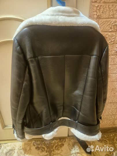 Дубленка авиатор женская 46 48