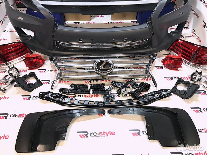 Рестайлинг Lexus LX570 c 07-12г в 12-15г GBT