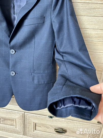 Пиджак школьный для мальчика 152