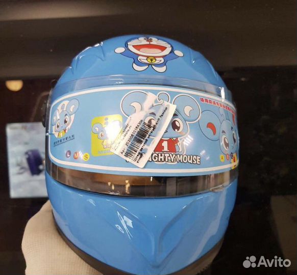 Детский мотошлем для мотоцикла на квадроцикл карти