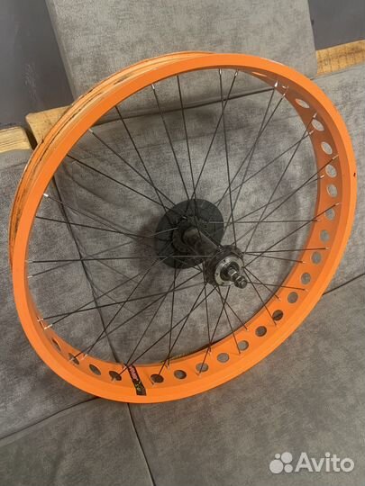 Заднее колесо на фэтбайк 26