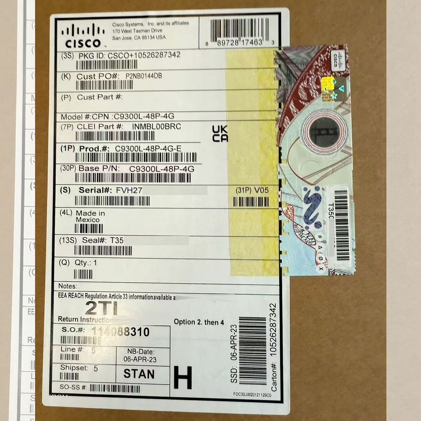 [C9300L-48P-4G-E] Коммутатор Cisco Rf C9300l-48p-4g-E
