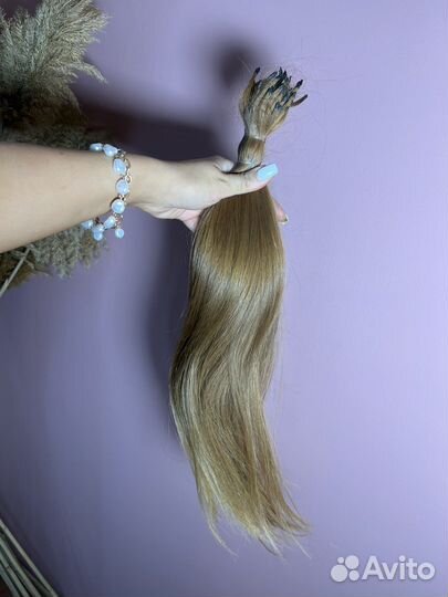 Волосы натуральные срез