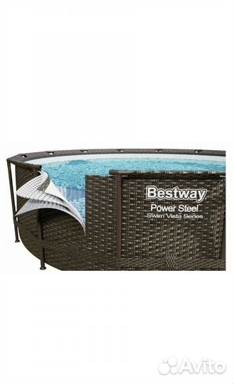 Каркасный бассейн Bestway Steel pro