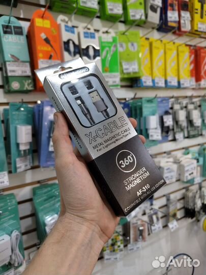 Магнитный кабель micro usb Прм1