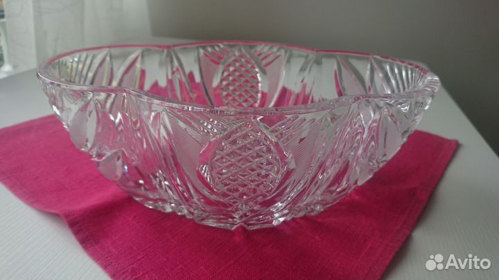 Салатник хрустальный конфетница ваза