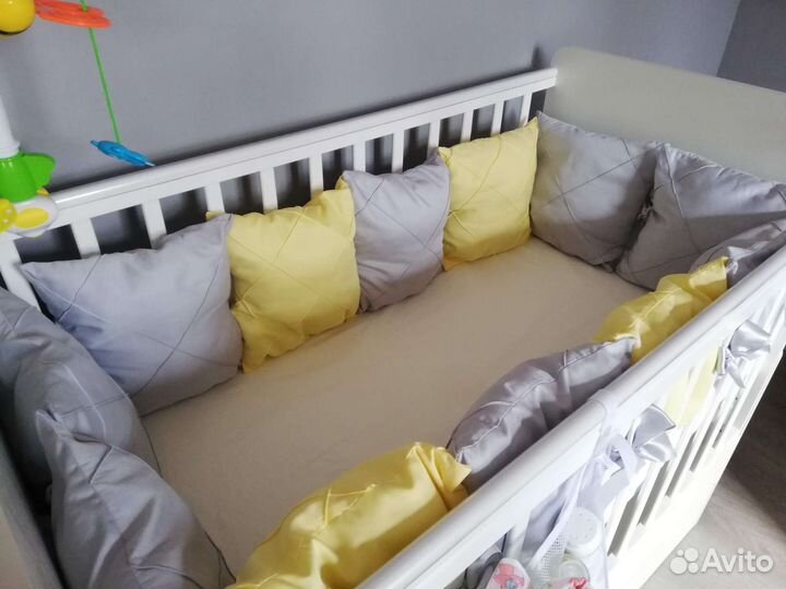 Бортики в детскую кроватку