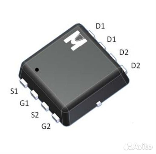 Микросхема EMF20B02V P-Channel MOSFET 30V 8.5A ED