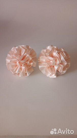 Бантик для волос шарик на резинке (набор 2 штуки)