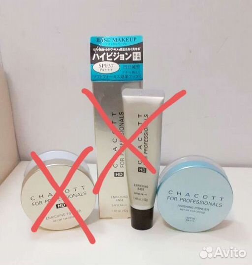 Chacott рассыпчатая пудра с SPF и пудра The Saem