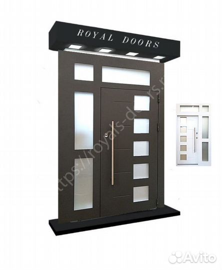 Парадная входная дверь с шумоизоляцией