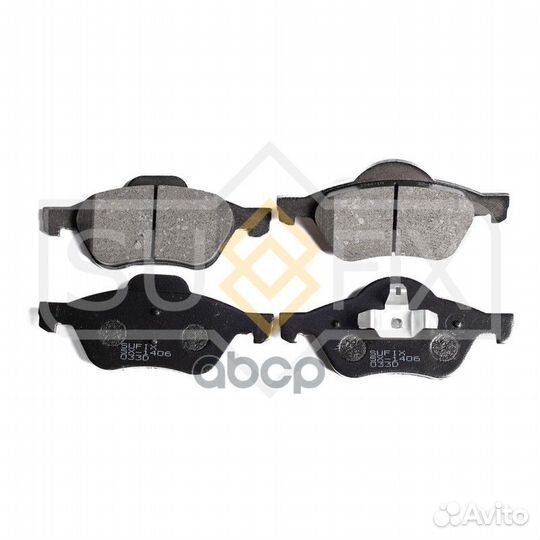 Колодки тормозные дисковые перед прав/лев