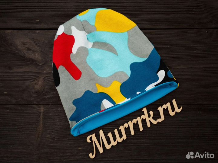 Новая шапка из трикотажа