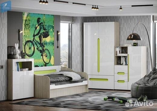 Кровать с подъемным механизмом