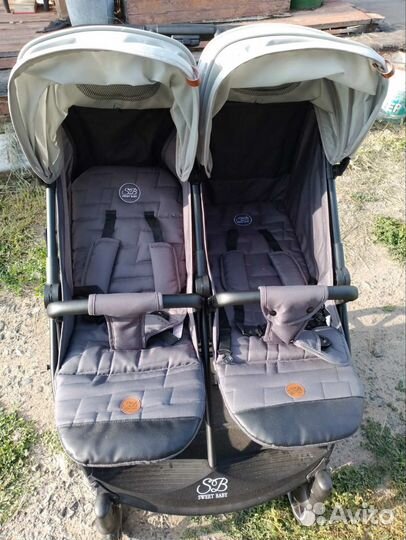 Коляска для двойни