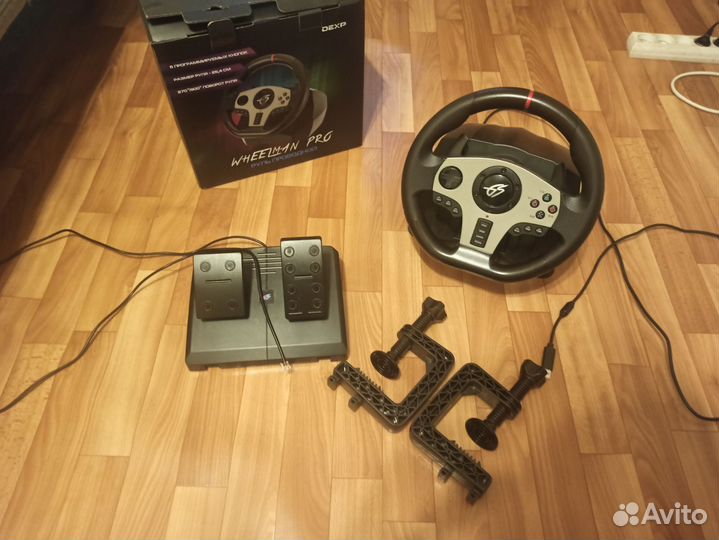Игровой руль dexp wheelman pro 270/900