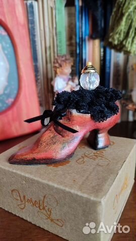 Туфелька-игольница