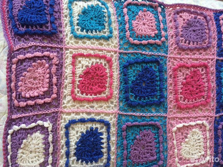 Плед покрывало ручной работы наволочки гобелен