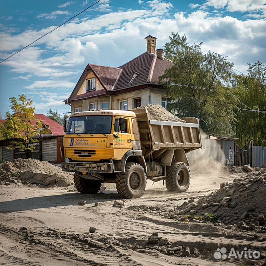 Песок, Щебень, Грунт. Асф крошка.Земля Доставка