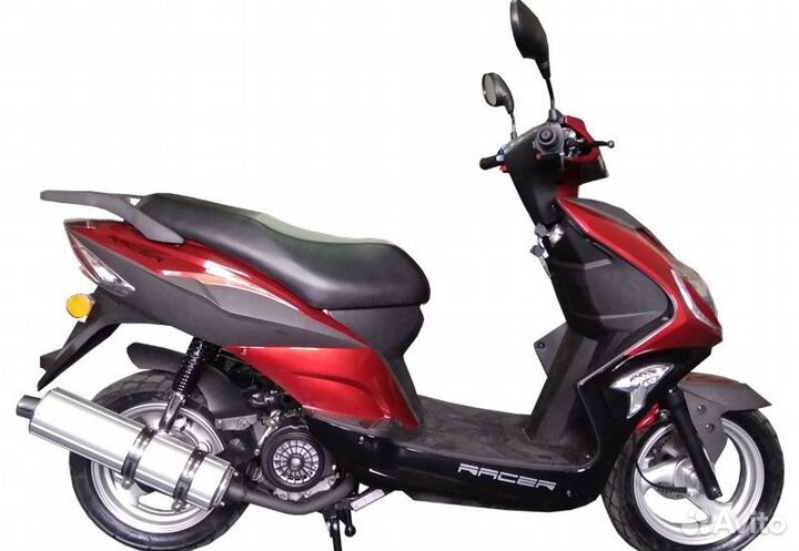 Мопед racer RC50QT-6F flame