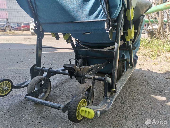 Детские санки коляска ника