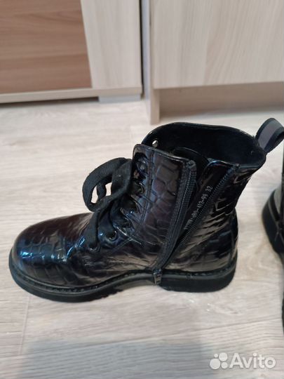 Ботинки демисезонные на девочку 32 размер