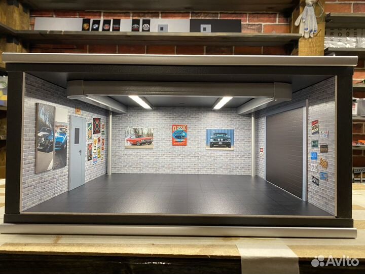 Диорама Muscle Cars 1/18