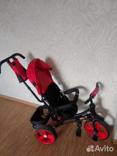 Велосипед коляска с ручкой