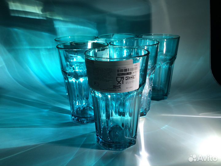 Бокалы IKEA стаканы икеа Покал 4 шт