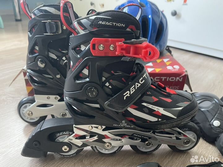 Детские ролики и защита