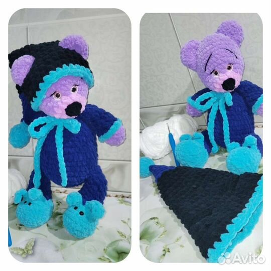 Плюшевые мягкие игрушки ручной работы