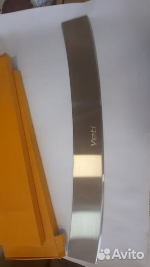 Накладка на бампер Шкода Ети, Skoda Yeti