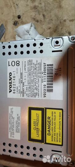 Магнитолла volvo HU-801 2001м.г