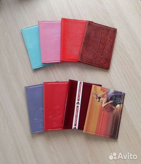 Обложка для автодокументов нат.кожа, новая