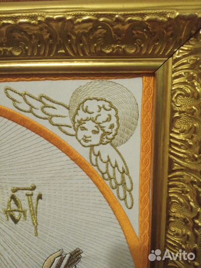 Икона вышитая 