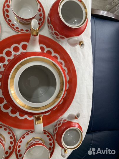 Чайный сервиз СССР горох