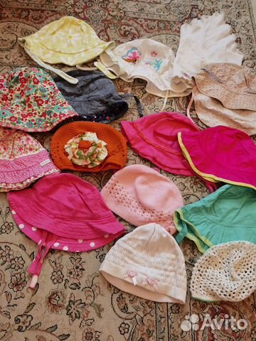 Панамки шапочки летние 1-3 года