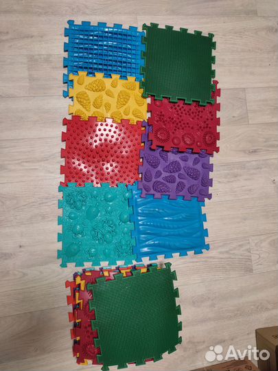 Большой Массажный коврик из 16 модулей